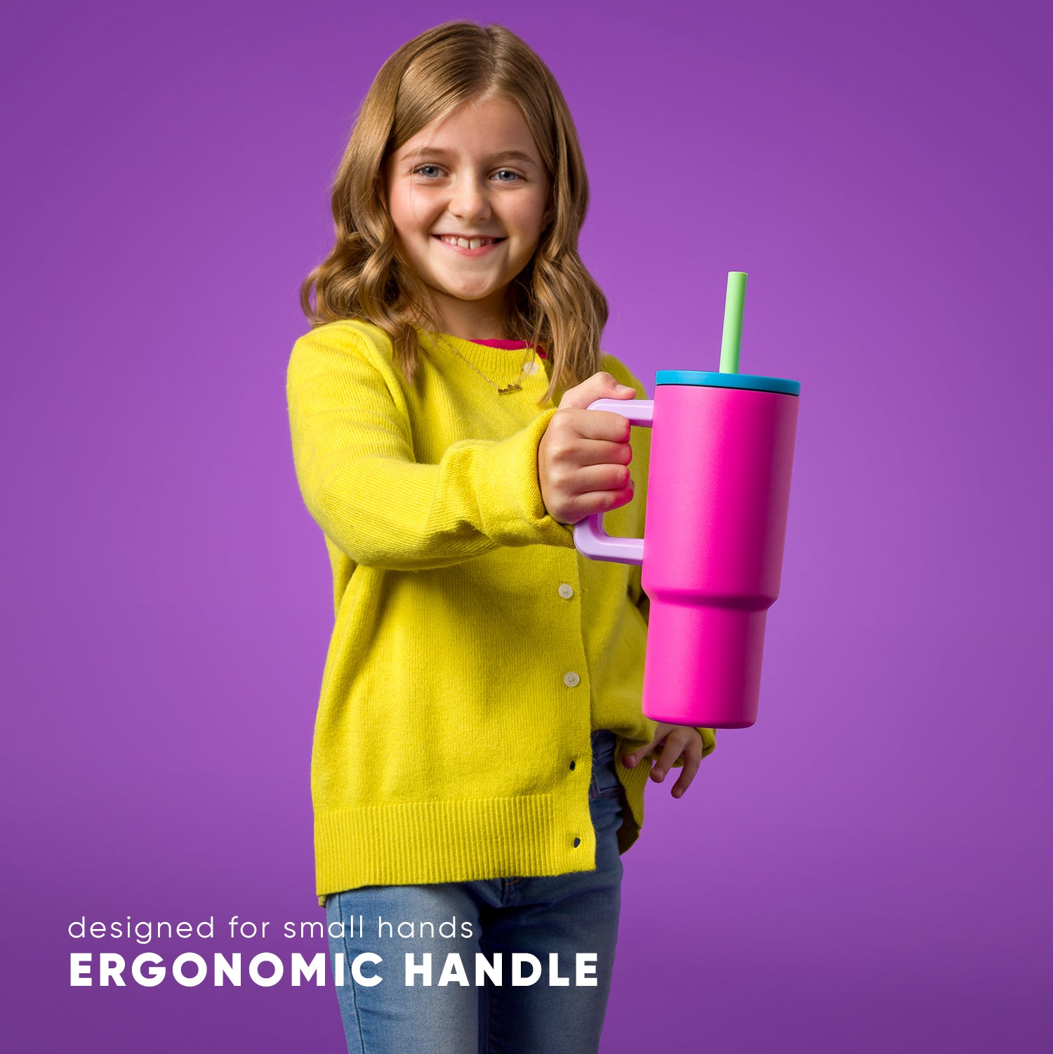 Trek Kids Tumbler with Silicone Straw Lid - Image 5