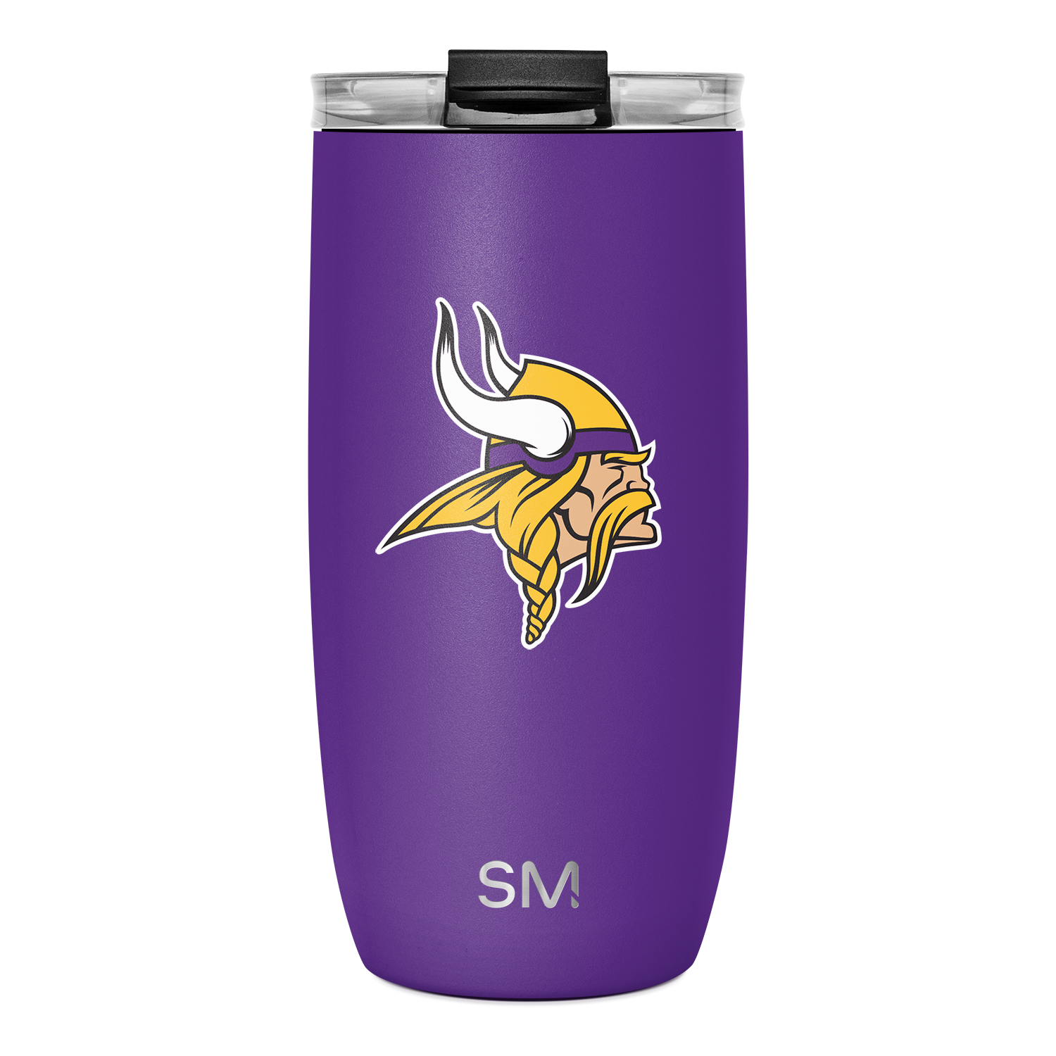 NFL Voyager Tumbler with Clear Flip Lid & Straw