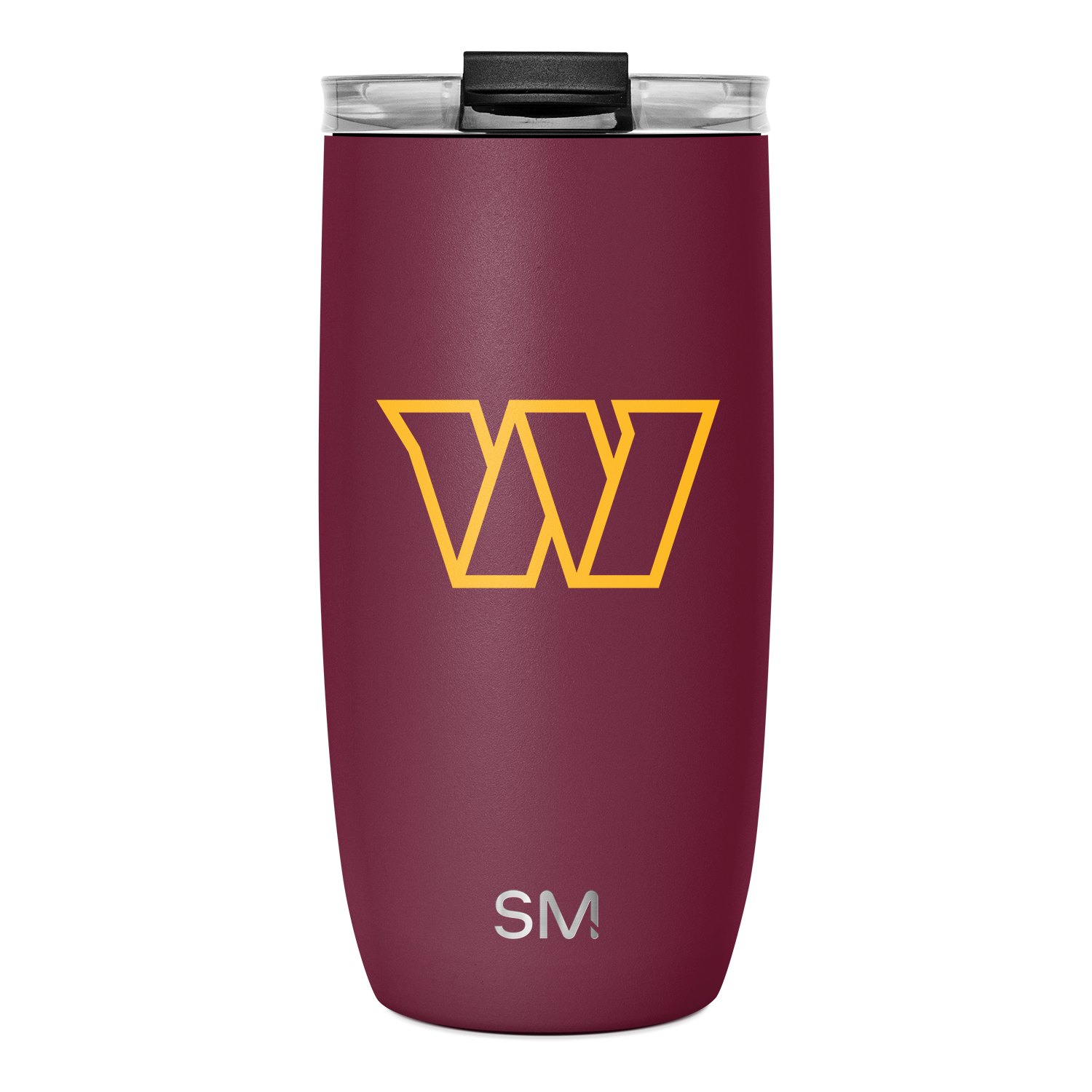 NFL Voyager Tumbler with Clear Flip Lid & Straw