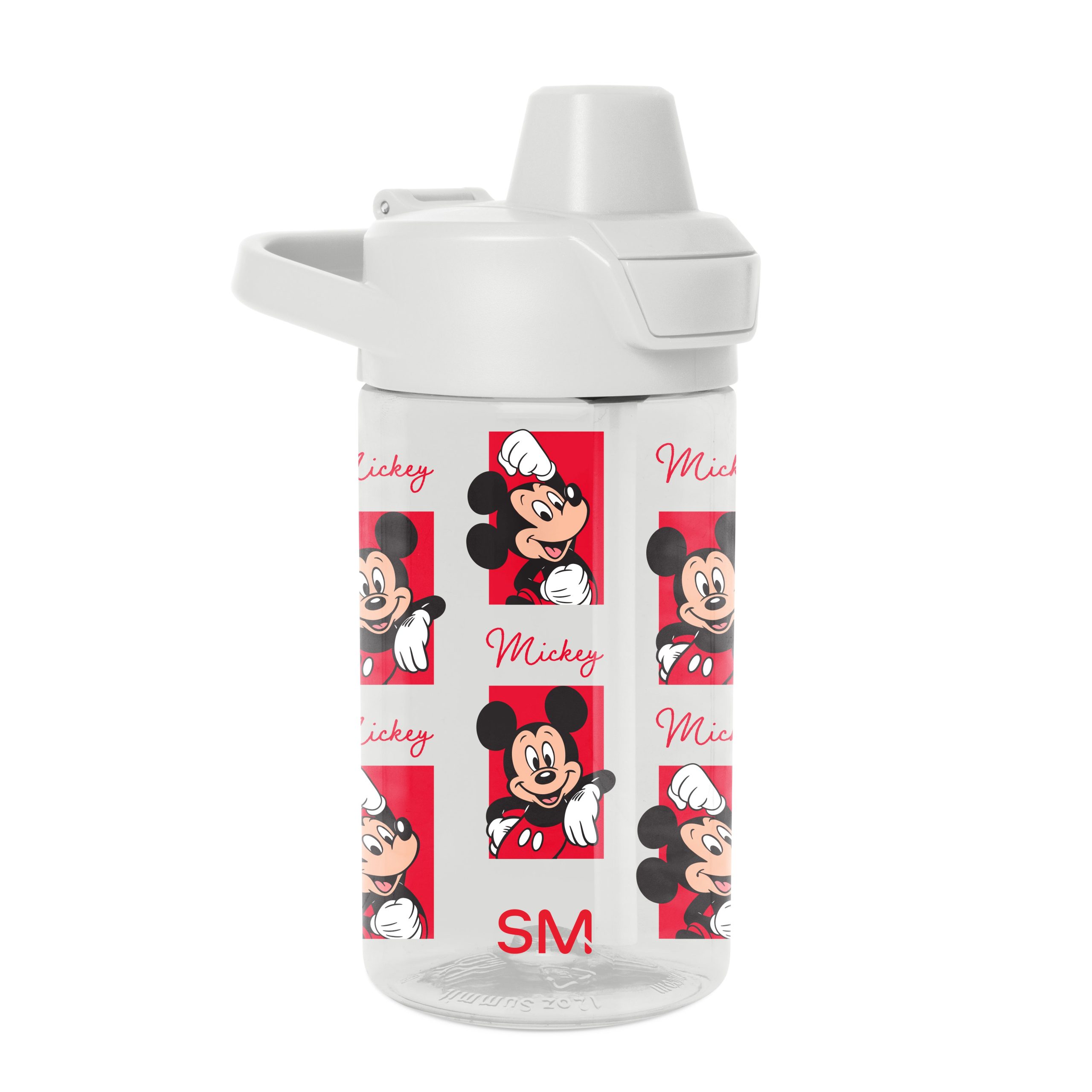 Summit Kids Plastic Water Bottle with Simple Flip Straw Lid